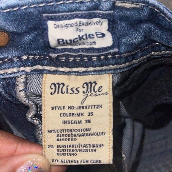 🔥Gorgeous Miss Me Jeans rare design cheap perfect condition!!🔥 - Picture 5 of 6